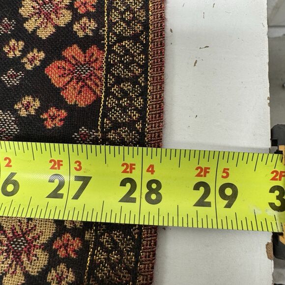 Brown Black Gold Pashmina Shawl Wrap Scarf 28" X 70" - Picture 5 of 5